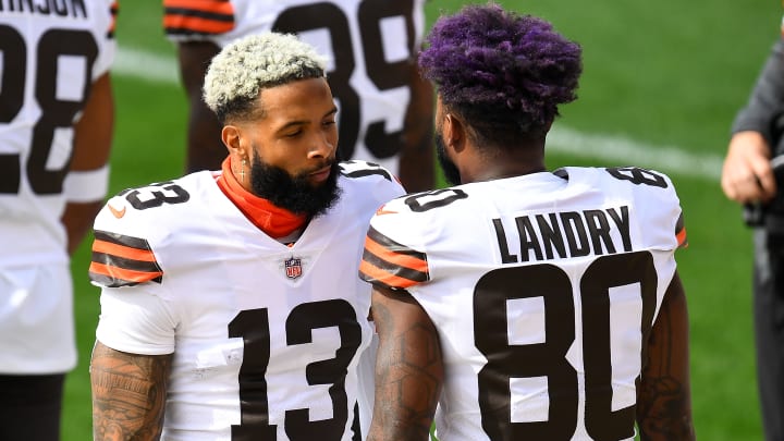 Cleveland Browns wide receiver Jarvis Landry weighed in on Odell Beckham Jr.'s departure from the team. Cleveland Browns wide receiver Jarvis Landry weighed in on Odell Beckham Jr.'s departure from the team.