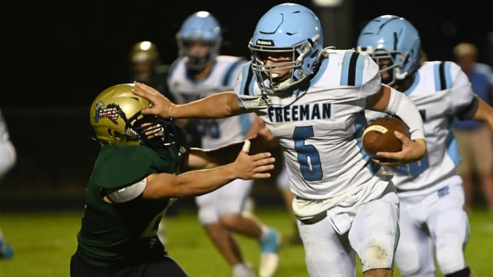 As Freeman moves down to Class 2B this fall, quarterback Logan Schultz will be a big factor in what offense does.