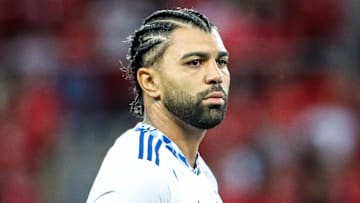 Gabigol demonstrou irritação após expulsão de Jonathan Jeus no Beira-Rio