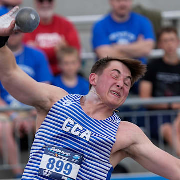 Landon Prince of Clear Creek-Amana captured the first high school Drake Relays title on Thursday.