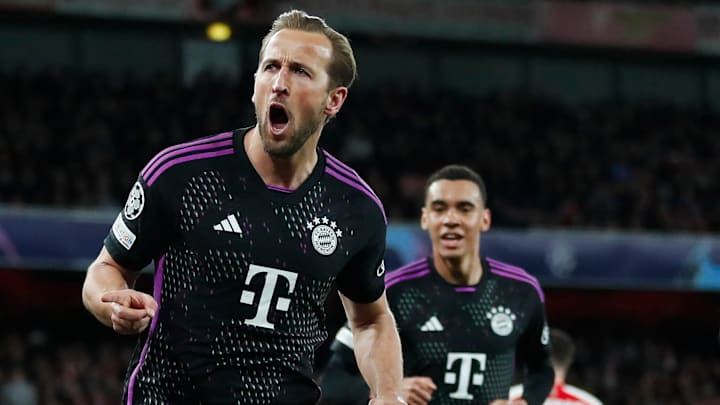 In der kommenden Königsklassen-Saison tragen Harry Kane, Jamal Musiala und Co. wieder ein dunkles Trikot In der kommenden Königsklassen-Saison tragen Harry Kane, Jamal Musiala und Co. wieder ein dunkles Trikot