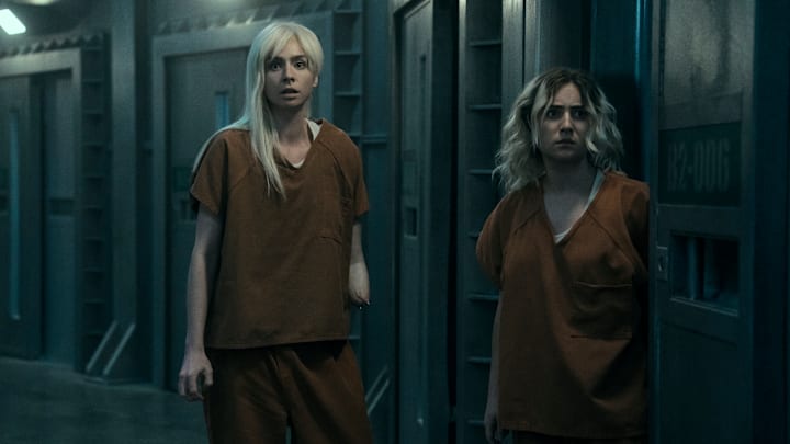 Maddie Phillips (Cate Dunlap), Lizze Broadway (Emma Meyer) in Gen V season 2 episode 6