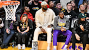 LeBron James celebró el triunfo de sus Lakers frente a los Warriors el domingo