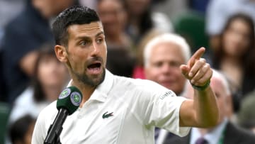 Novak Djokovic at Wimbledon 2024