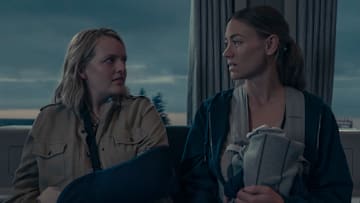 June and Serena’s journey takes an unexpected turn in The Handmaid's Tale season 6 episode 1. Credit: (Disney/Steve Wilkie)