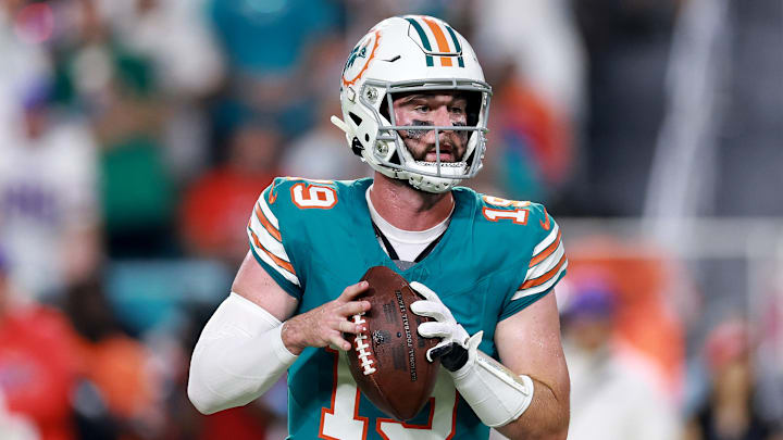 Dolphins quarterback Skylar Thompson