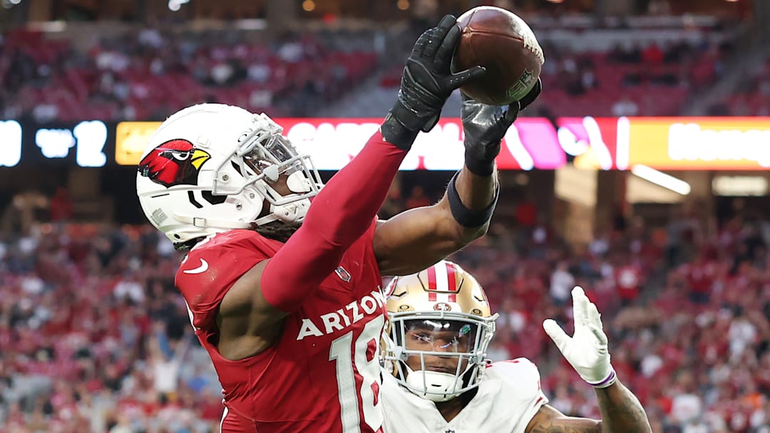 Arizona Cardinals wide receiver Marvin Harrison Jr. (18)