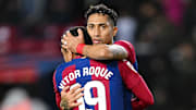 Raphinha has spoken out on Vitor Roque's Barcelona struggles