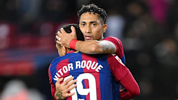 Raphinha has spoken out on Vitor Roque's Barcelona struggles