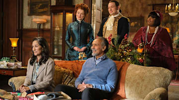 “A Very Arondekar Christmas Part 1” and “A Very Arondekar Christmas Part 2” – A leaky water heater mishap threatens to ruin holiday plans as Sam and Jay prepare to host Jay’s hard-to-please dad, Mahesh (Bernard White), difficult-to-impress mom, Champa (Sakina Jaffrey), and sister Bela (Punam Patel), on a one-hour GHOSTSMAS special of the CBS Original series GHOSTS, Thursday, Dec. 19 (8:00-9:01 PM, ET/PT) on the CBS Television Network, and streaming on Paramount+ (live and on demand for