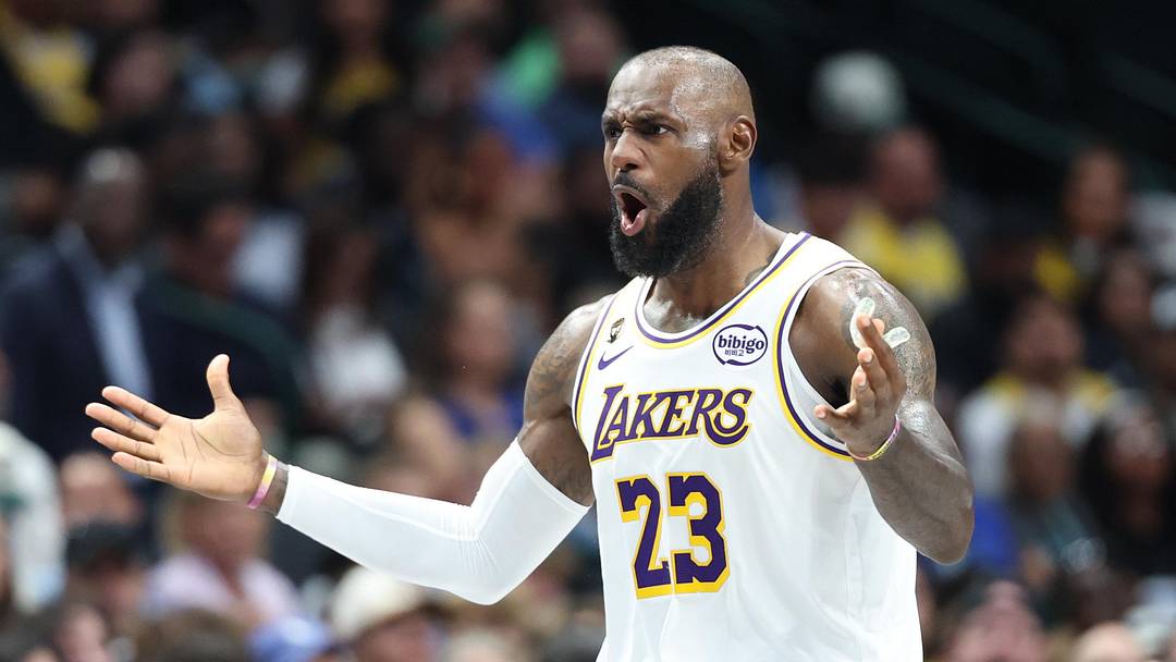 Los Angeles Lakers forward LeBron James.