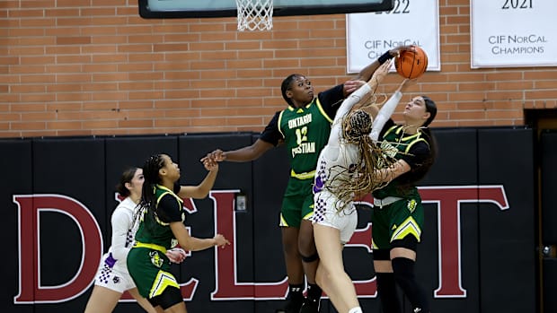 High school girls basketball; Sabrina Ionescu Showcast; Concord California