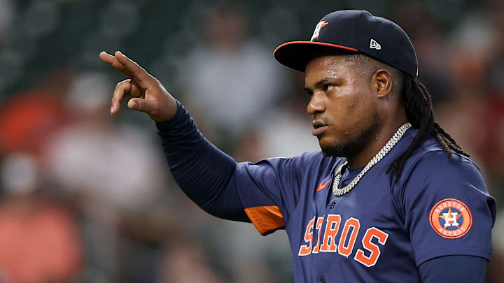 Houston Astros pitcher Framber Valdez