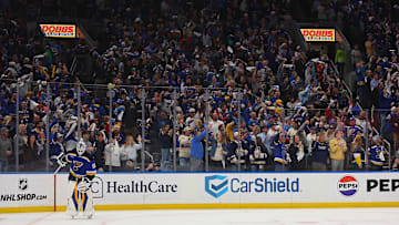 Enterprise Center full of energy during the Blues home playoff games