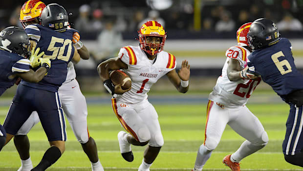Clearwater Central Catholic's Quarterback Jershaun Newton
