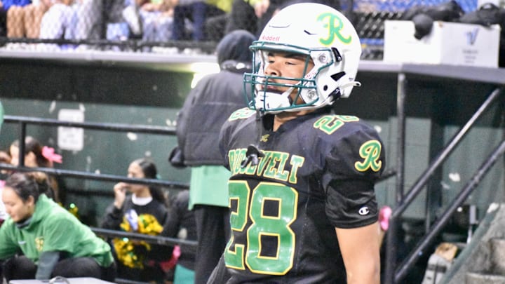 Zaire Griffin is a speedy big-play weapon at running back for Roosevelt. Zaire Griffin is a speedy big-play weapon at running back for Roosevelt.
