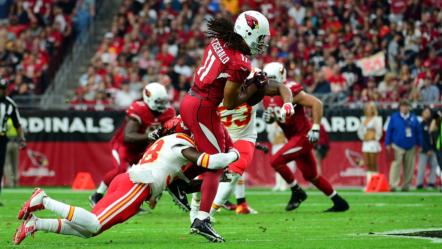 Larry Fitzgerald memikirkan tentang kejar-kejaran ring dengan para Chief