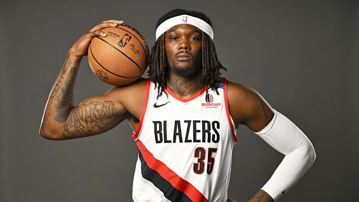 Sep 30, 2024; Portland, Oregon, USA; Portland Trail Blazers center Robert Williams III (35). Mandatory Credit: Troy Wayrynen-Imagn Images