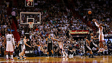 San Antonio Spurs v Miami Heat