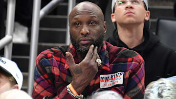 Celebrities At The Los Angeles Clippers Game