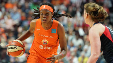 Connecticut Sun forward Jonquel Jones.