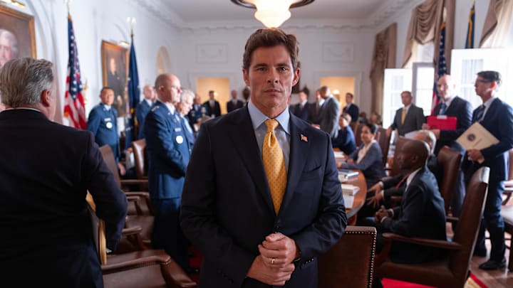 PARADISE - “The Day” - Sinatra and Xavier confront the past, returning to the harrowing day that brought them to Paradise. (Disney/Brian Roedel)
JAMES MARSDEN