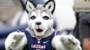 Sep 13, 2014; East Hartford, CT, USA; The Connecticut Huskies mascot before the game against the Boise State Broncos at Rentschler Field. Boise State Broncos defeated the Connecticut Huskies 38-21. Mandatory Credit: David Butler II-Imagn Images