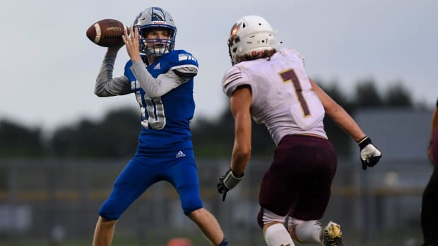 Sebastian River quarterback Colton McMann.