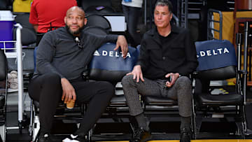 Celebrities At The Los Angeles Lakers Game
