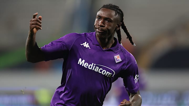 Moise Kean has been a fox in the box for Fiorentina this term