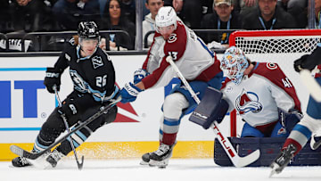 The Colorado Avalanche's miscues eventually led to the team's downfall in Utah on Tuesday night.