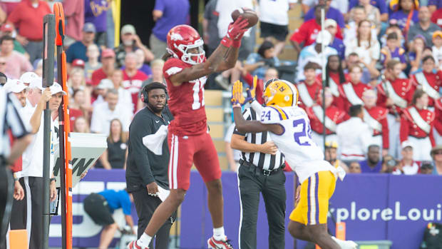 Arkansas wide receiver Tyrone Broden