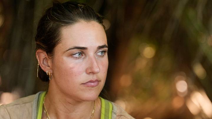 “Hot Grim Reaper” – After tribal council’s most recent idol play, castaways set out on a “defensive” idol search. One of the game’s toughest antagonists breaks down and shares a side of vulnerability with their tribemates. Then, the stakes of this week’s individual immunity challenge are raised when group immunity is on the line, on SURVIVOR, Wednesday, Nov. 12. Pictured: Sophie Segreti. Photo: Robert Voets/CBS ©2025 CBS Broadcasting, Inc. All Rights Reserved.