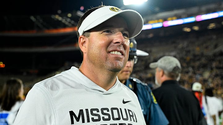 Missouri head coach Eli Drinkwitz