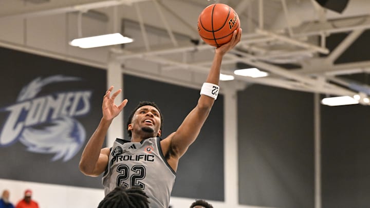 Prolific Prep's Darryn Peterson goes up for two of his game-high 27 points in Saturday's win. Prolific Prep's Darryn Peterson goes up for two of his game-high 27 points in Saturday's win.