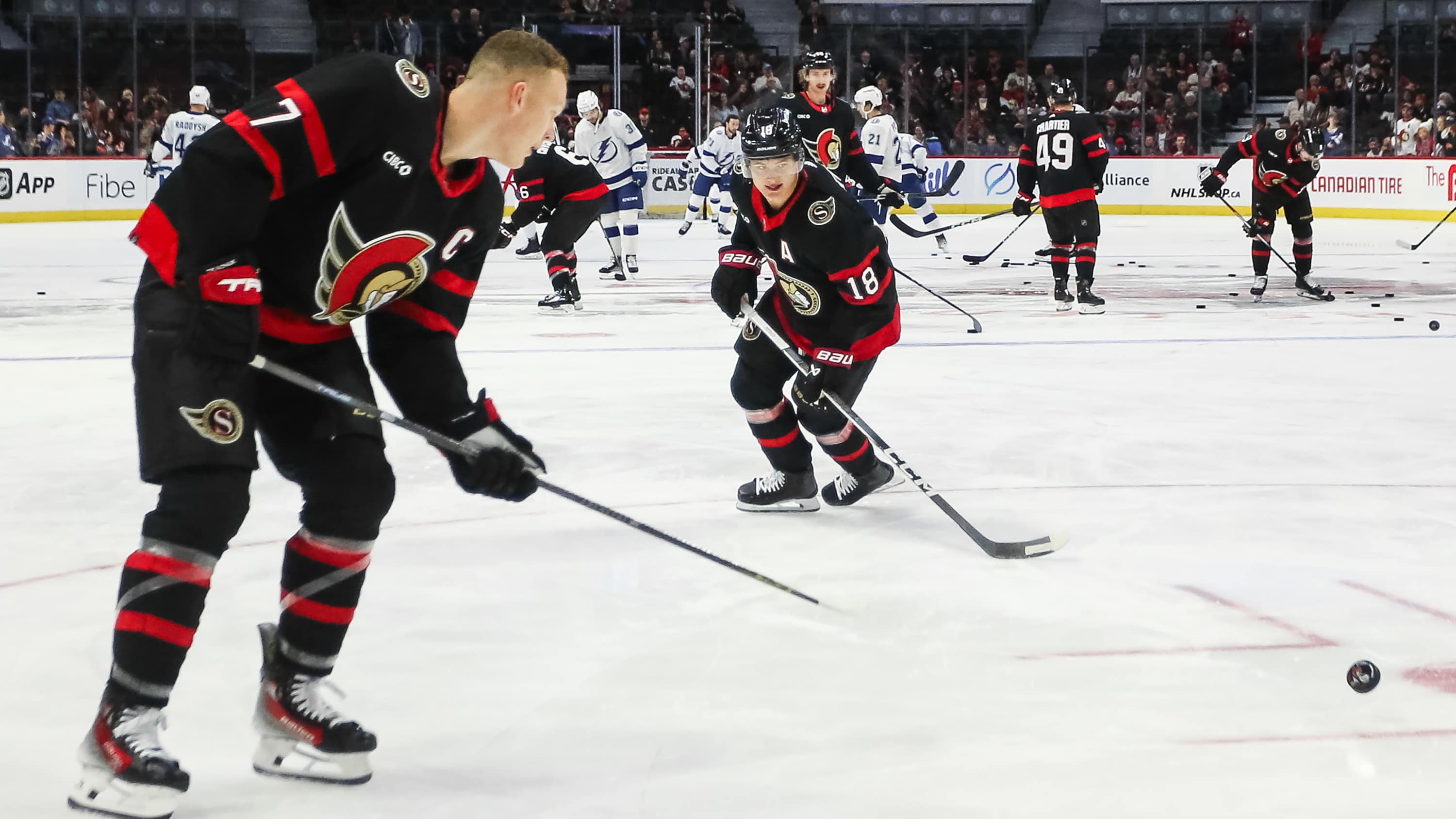 Senators close out threegame home stand against undefeated Lightning