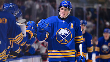 Buffalo Sabres forward Tage Thompson