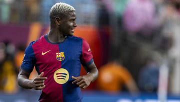 Faye played for Barca in pre-season