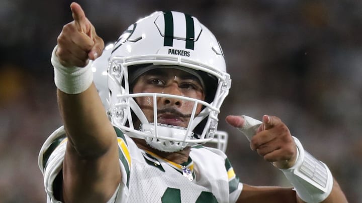 Green Bay Packers quarterback Jordan Love looks to lead his team to victory in Week 6. Green Bay Packers quarterback Jordan Love looks to lead his team to victory in Week 6.