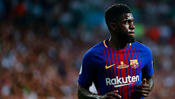 Samuel Umtiti a été ovationné pour son arrivée dans son nouveau club. 