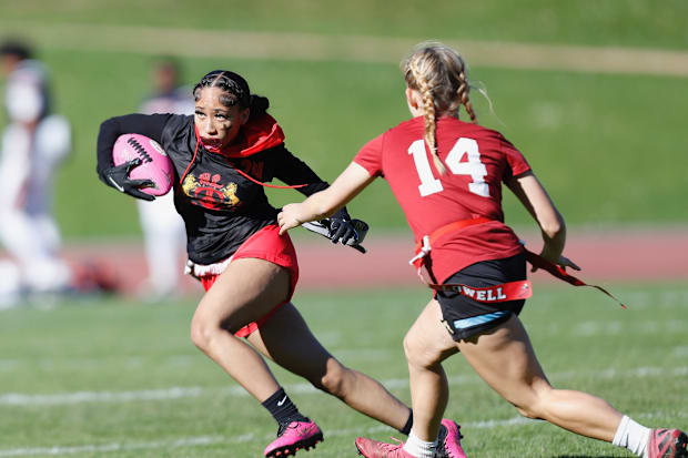 girls flag football photo, California high school sports, San Francisco