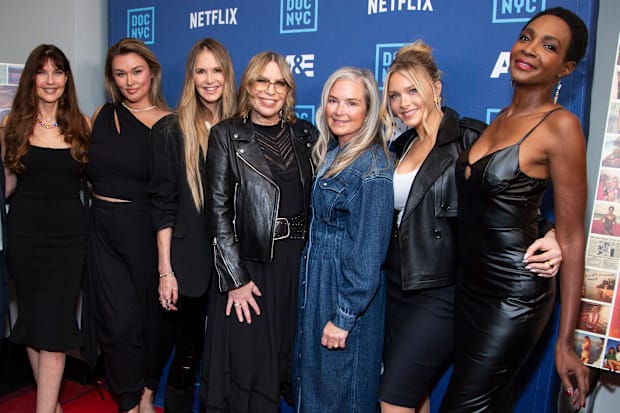 Carol Alt, Hunter McGrady, Elle Macpherson, Jill Campbell, MJ Day, Camille Kostek and Roshumba Williams