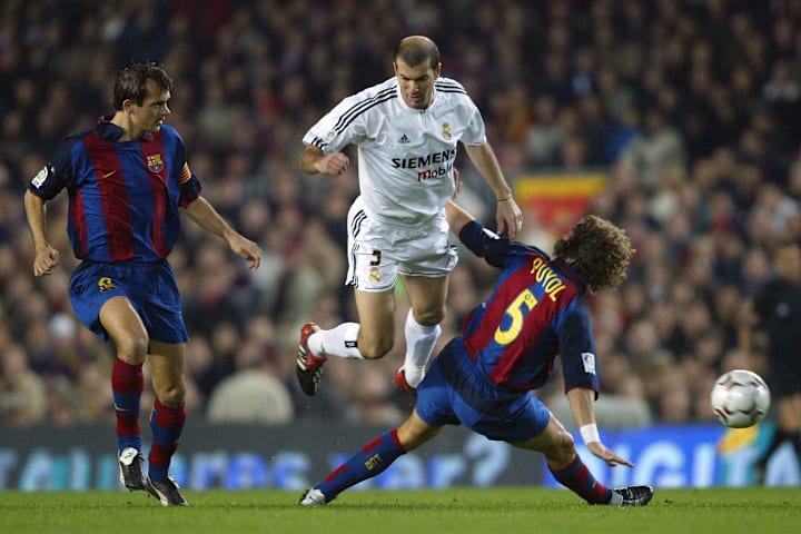 Zinedine Zidane, Puyol, Philip Cocu
