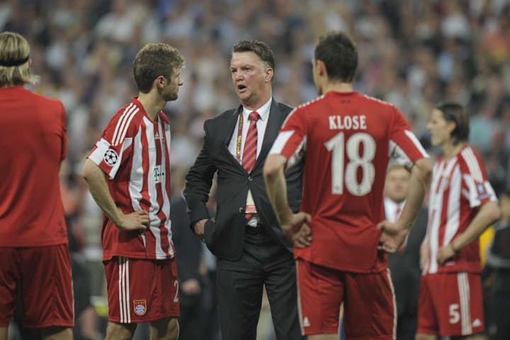 Bayern Munich's Dutch head coach Louis v