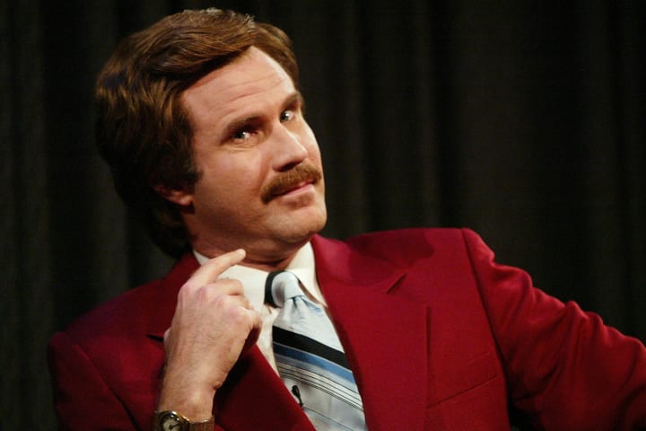 Will Ferrell at an Anchorman: The Legend Of Ron Burgundy Q&A
