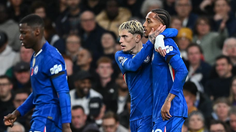Moisés Caicedo (left), Alejandro Garnacho (centre) and João Pedro.