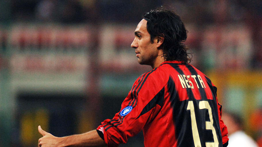 Alessandro Nesta flashing a thumbs up.