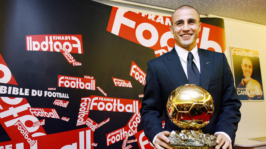 Fabio Cannavaro is one of only three defenders to win the Ballon d'Or.
