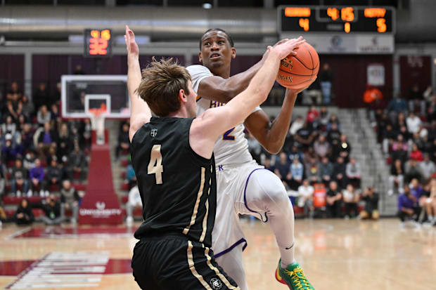 High school boys basketball; California