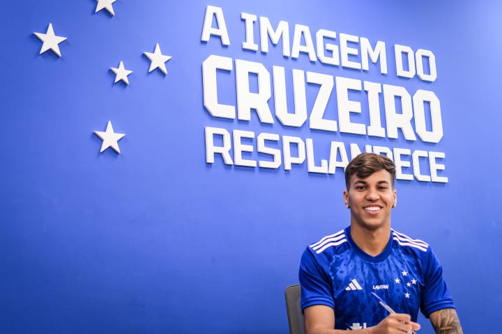 Kaio Jorge, atacante do Cruzeiro em 2024